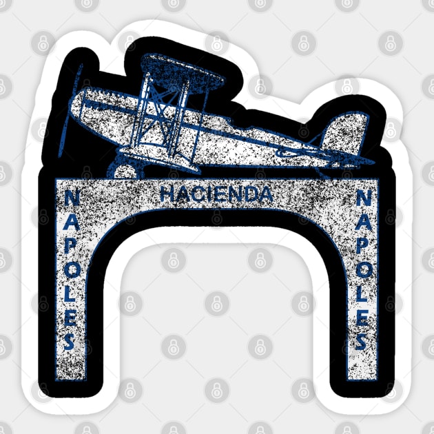 Hacienda Napoles Sticker by Tesign2020